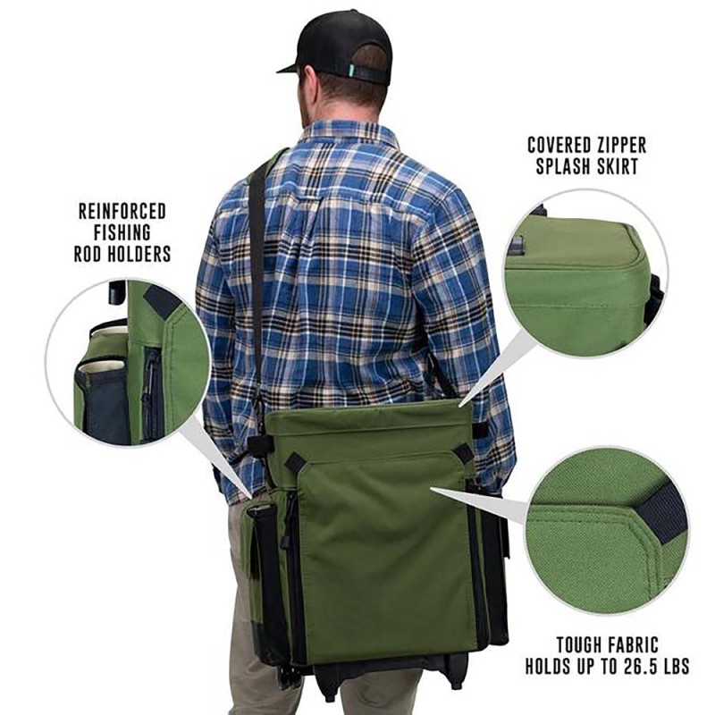 MULTIFUNCTIONAL FISHING BAG 45 x 32 x 21 CM