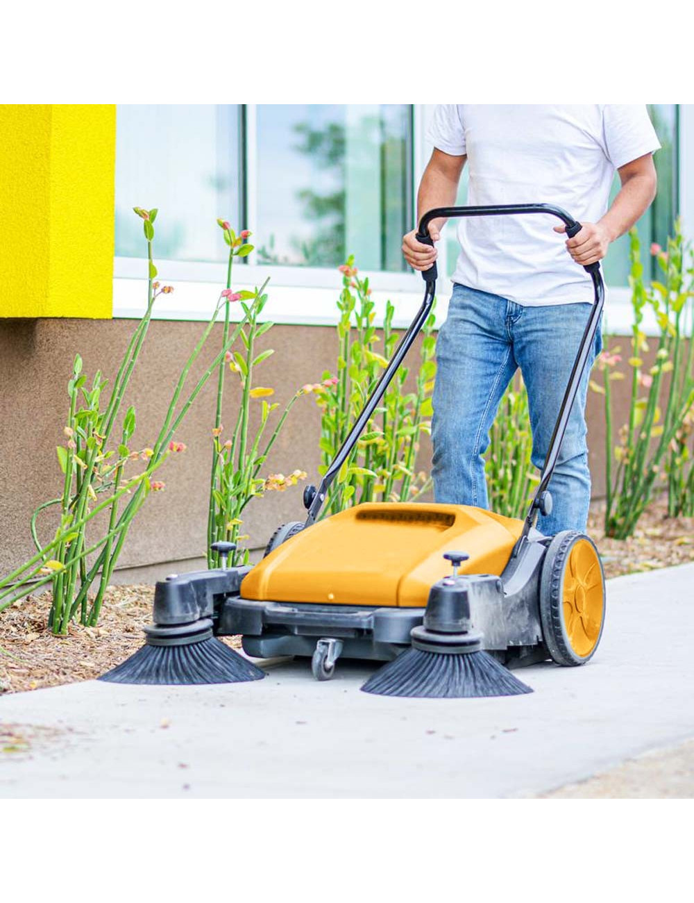 JAS-UHP MANUAL FLOOR SWEEPING MACHINE