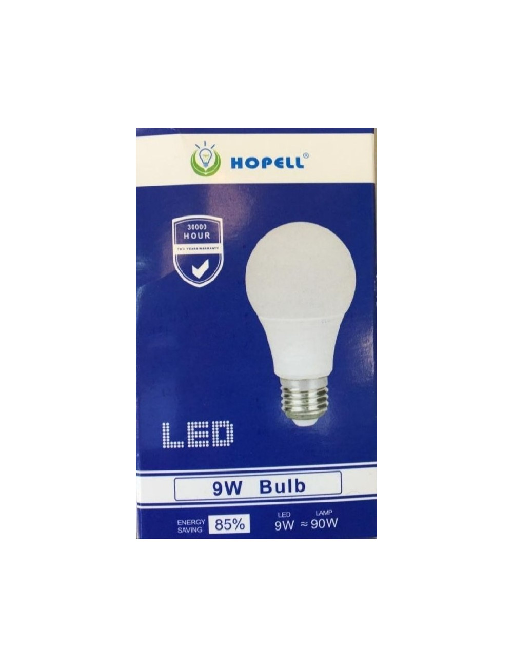 HOPELL 9W LED 3PEC لمبة توفير ابيض