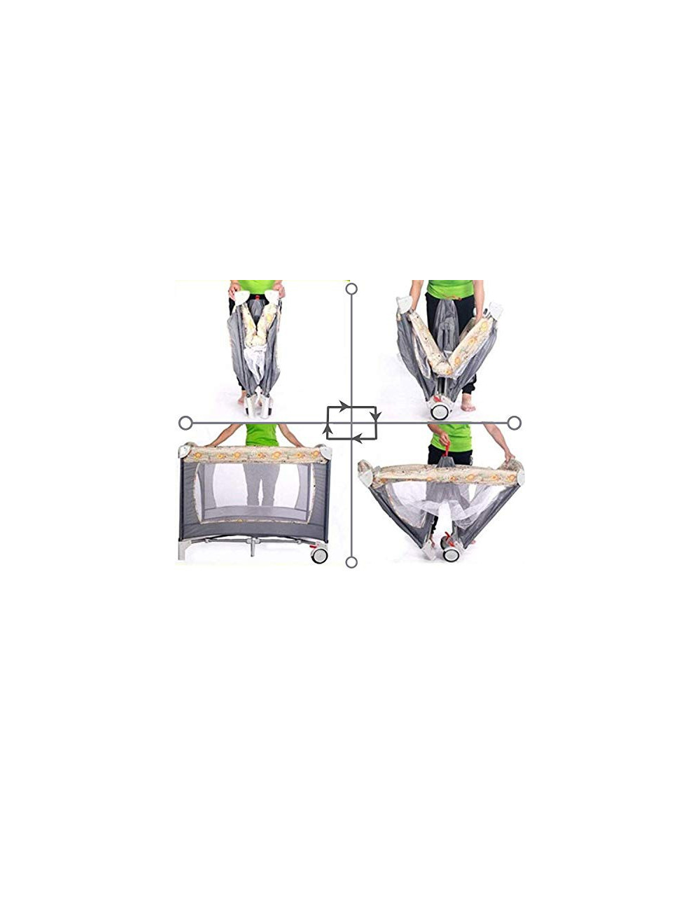 JAS- BP8206 سرير اطفال