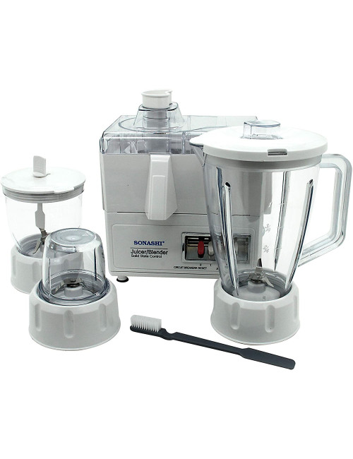 خلاط  +  مطحنة + مفرمة + عصارة  SJB -307  SONASHI 4 IN 1