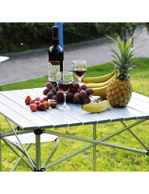 JAS-OT01 FOLDABLE ALUMINIUM OUTDOOR TABLE 70 x 70 x 70 CM