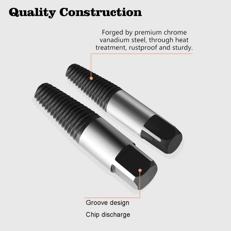 SCREW EXTRACTOR 8 PCS/SET
