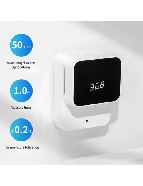 2072 RECHARGEABLE HAND WASHING DISPENSER WITH SENSOR & BODY TEMPRETURE