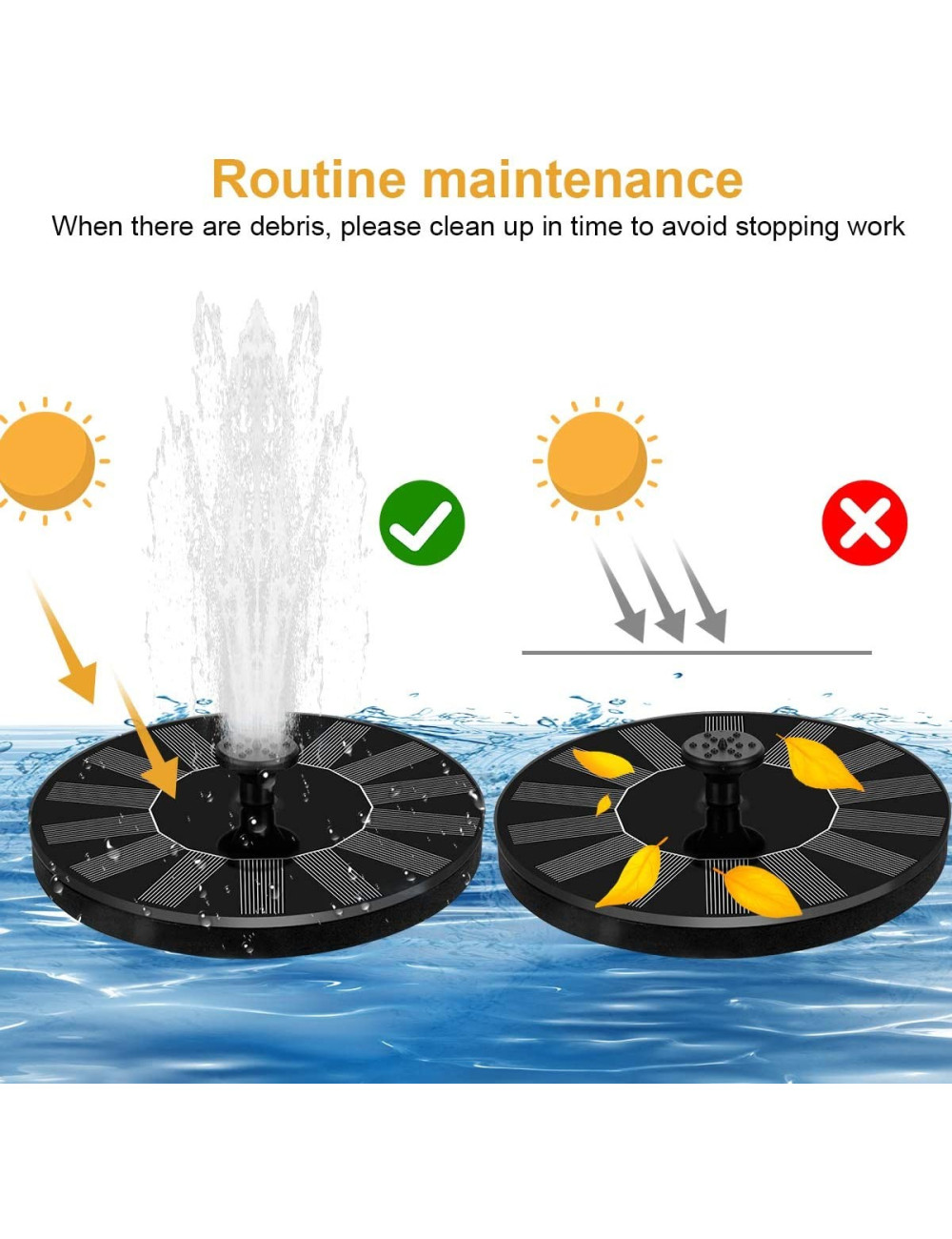 AS10B SOLAR FOUNTAIN 160MM