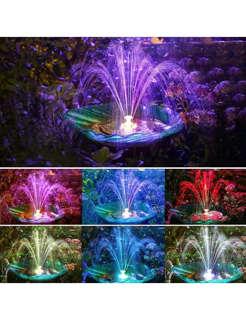SP13D LED نافورة طاقة شمسية مع لايت