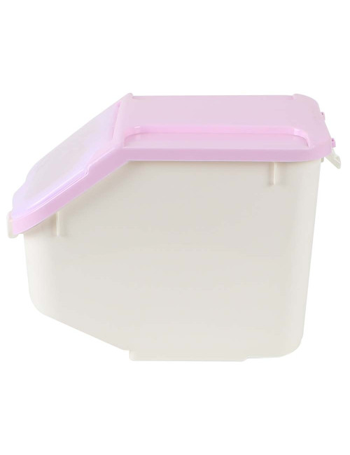MEDIUM PLASTIC STORAGE CONTAINER WITH LID