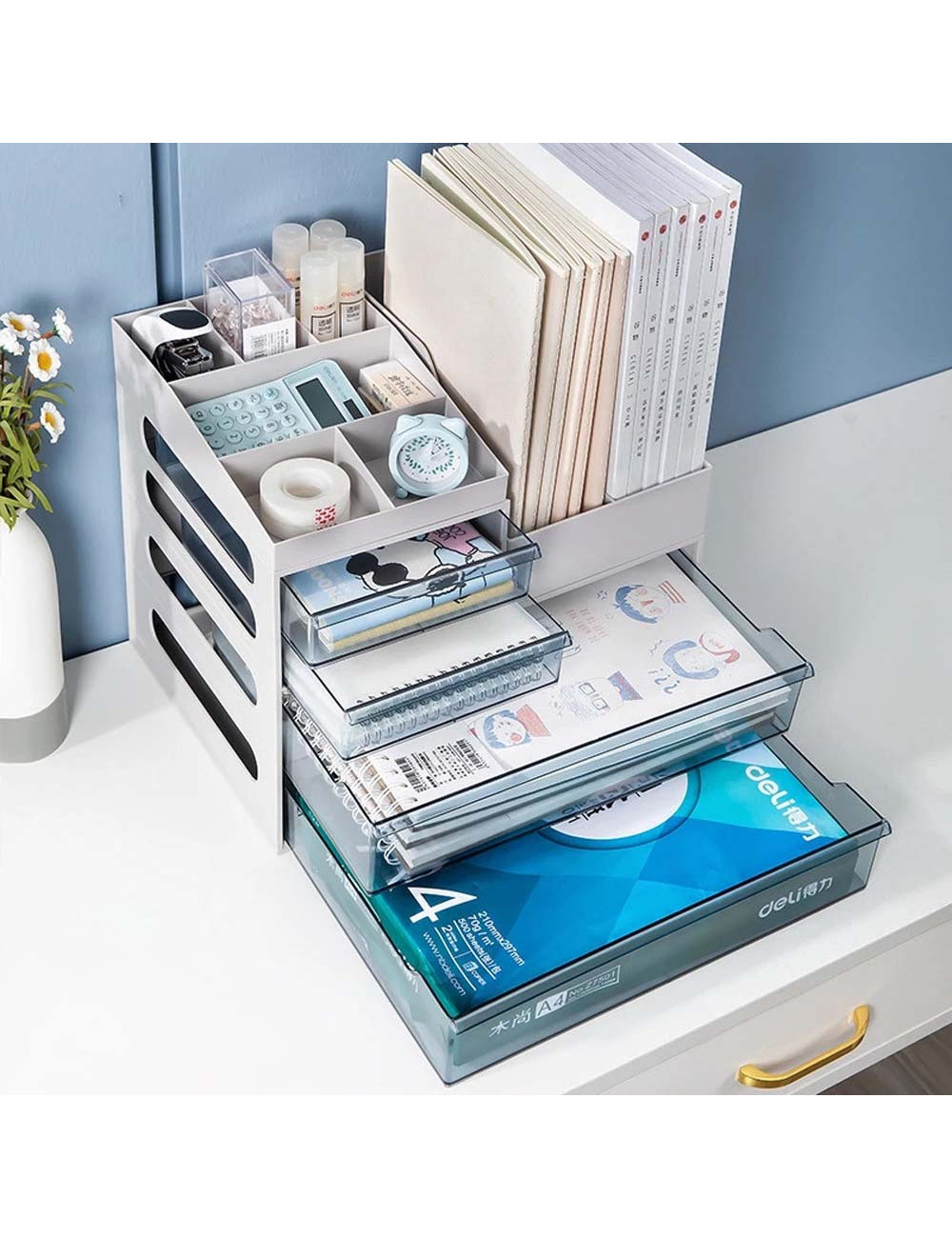 6304 DESK STORAGE BOX MULTICOLOR 34*24*25.5