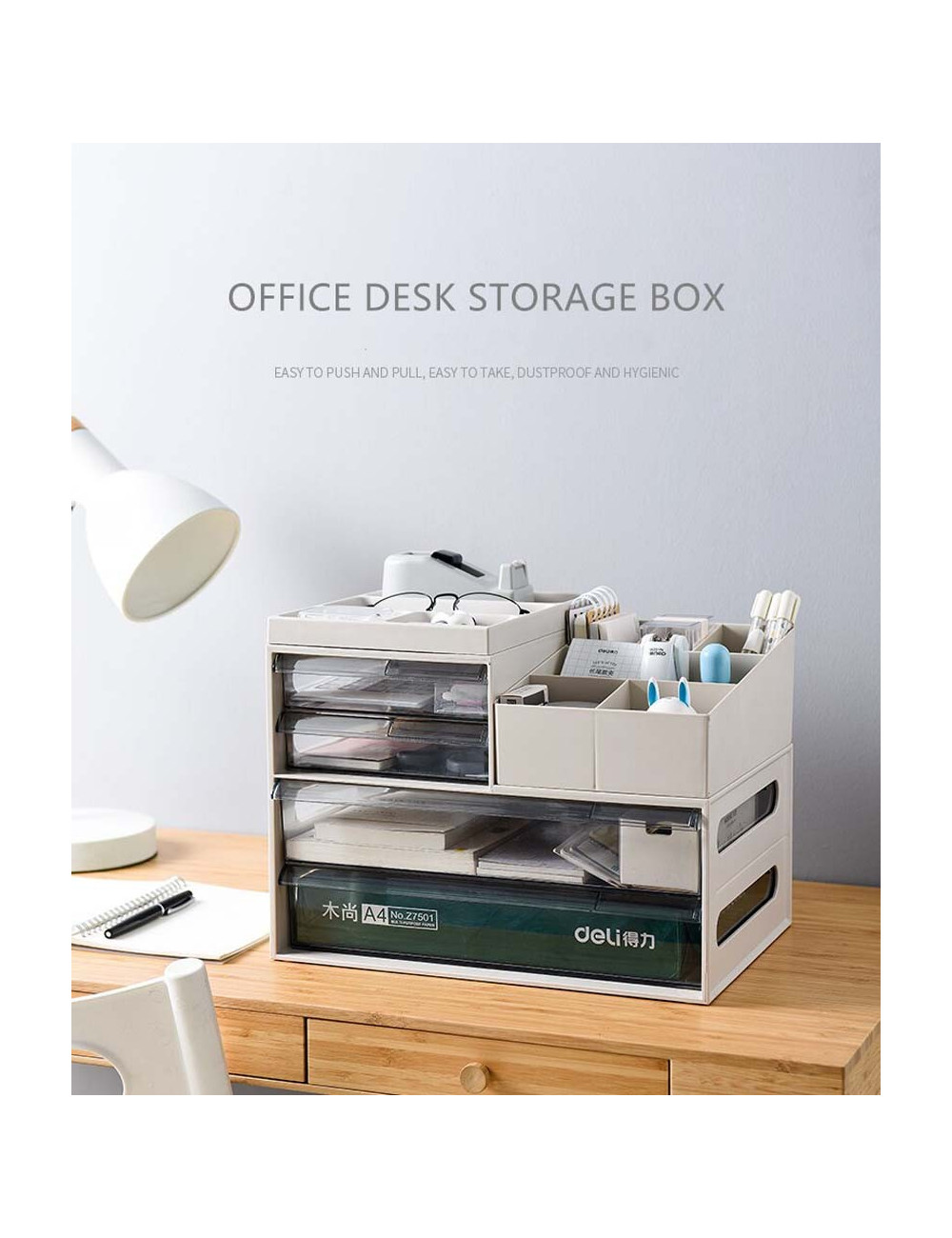 6304 DESK STORAGE BOX MULTICOLOR 34*24*25.5