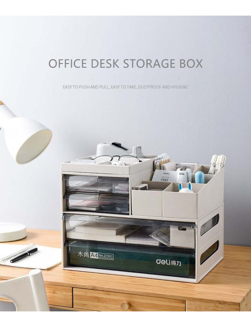 6304 DESK STORAGE BOX MULTICOLOR 34*24*25.5
