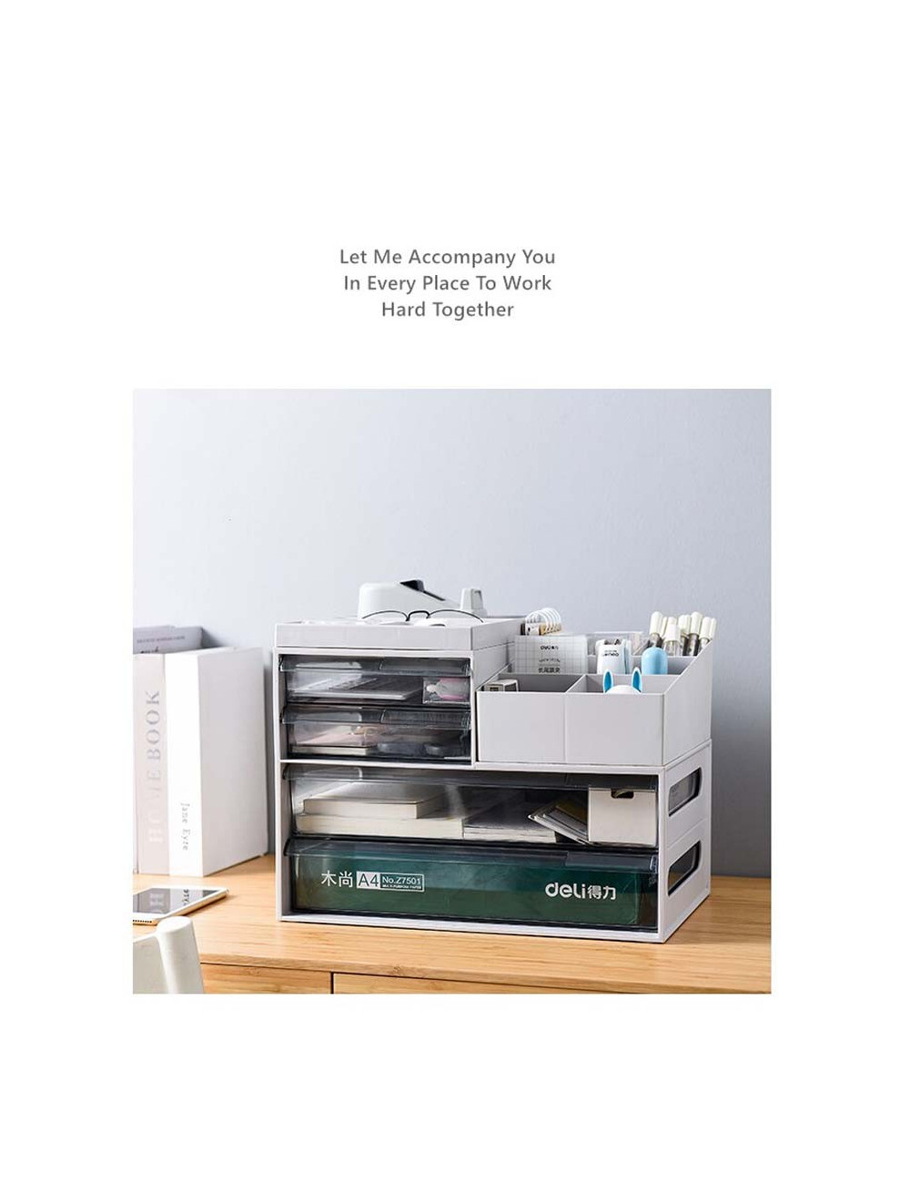 6304 DESK STORAGE BOX MULTICOLOR 34*24*25.5