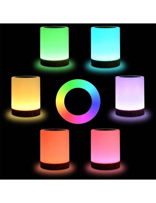 2041 COLORFUL WOODEN NIGHT LIGHT
