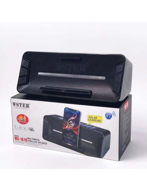 WS-1619 BLUETOOTH SPEAKER WITH SOLAR