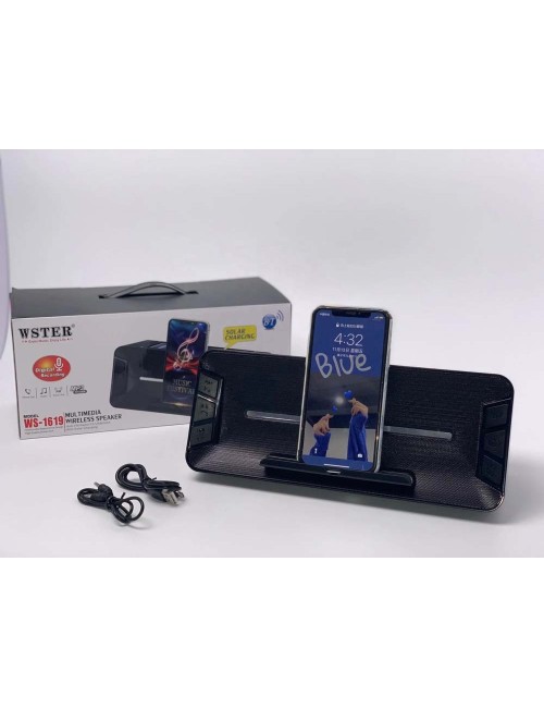 WS-1619 BLUETOOTH SPEAKER WITH SOLAR