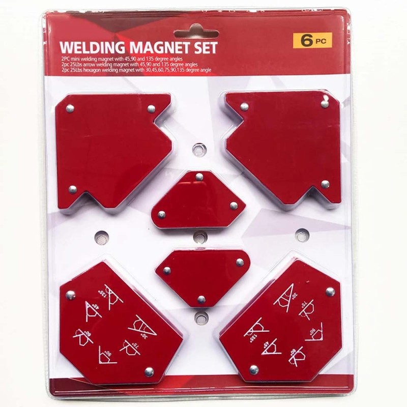 WELDING MAGNET 6 PCS/SET H.D.