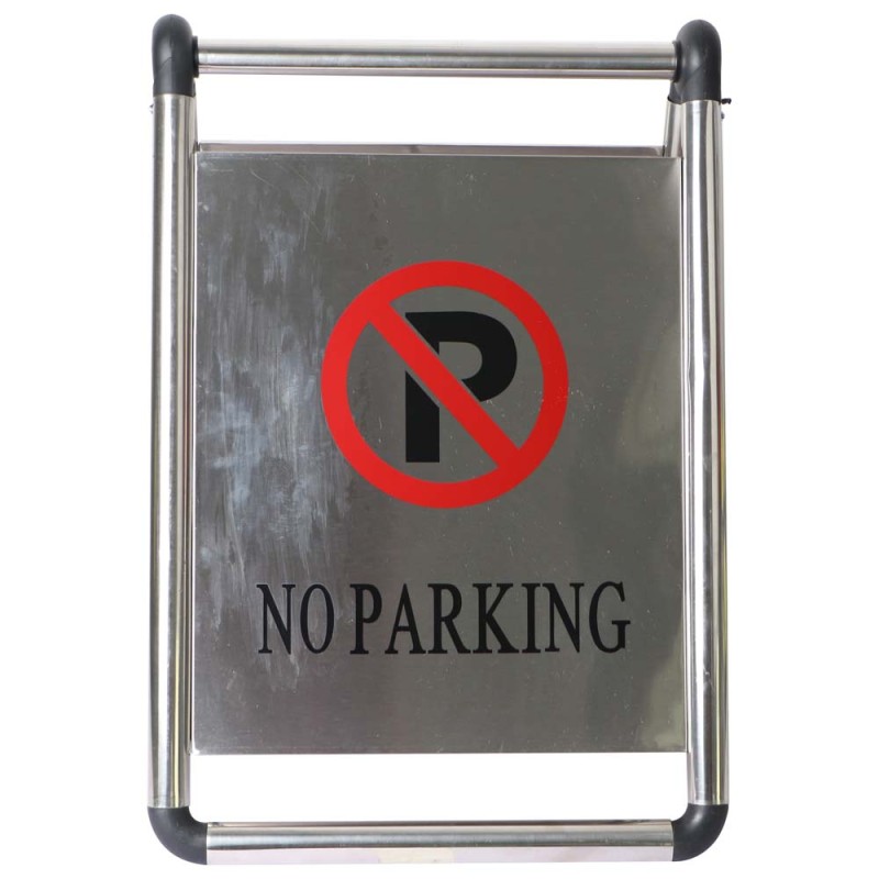 NO PARKING BOARD STEEL