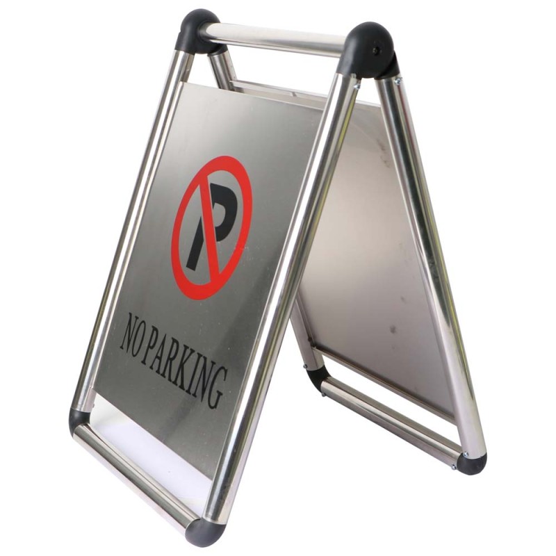 NO PARKING BOARD STEEL