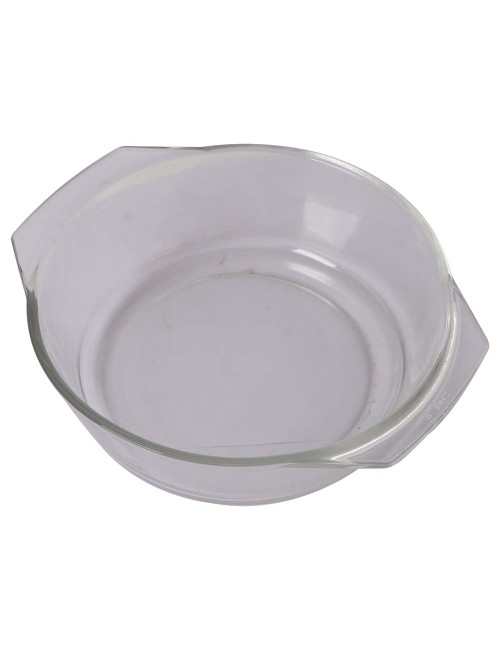طاسة زجاج مع غطاء