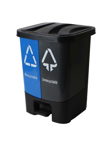 6436 DOUBLE TRASH BIN 30*28*40