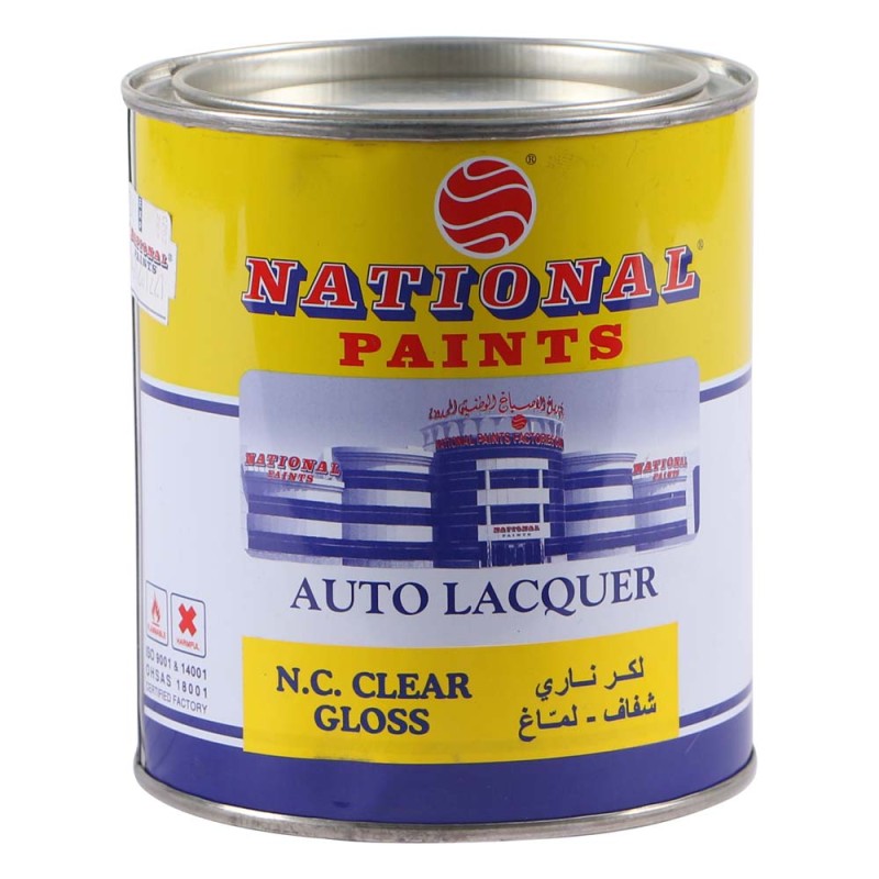 NATIONAL AUTO LACQUER N.C. CLEAR GLOSS 1 LTR
