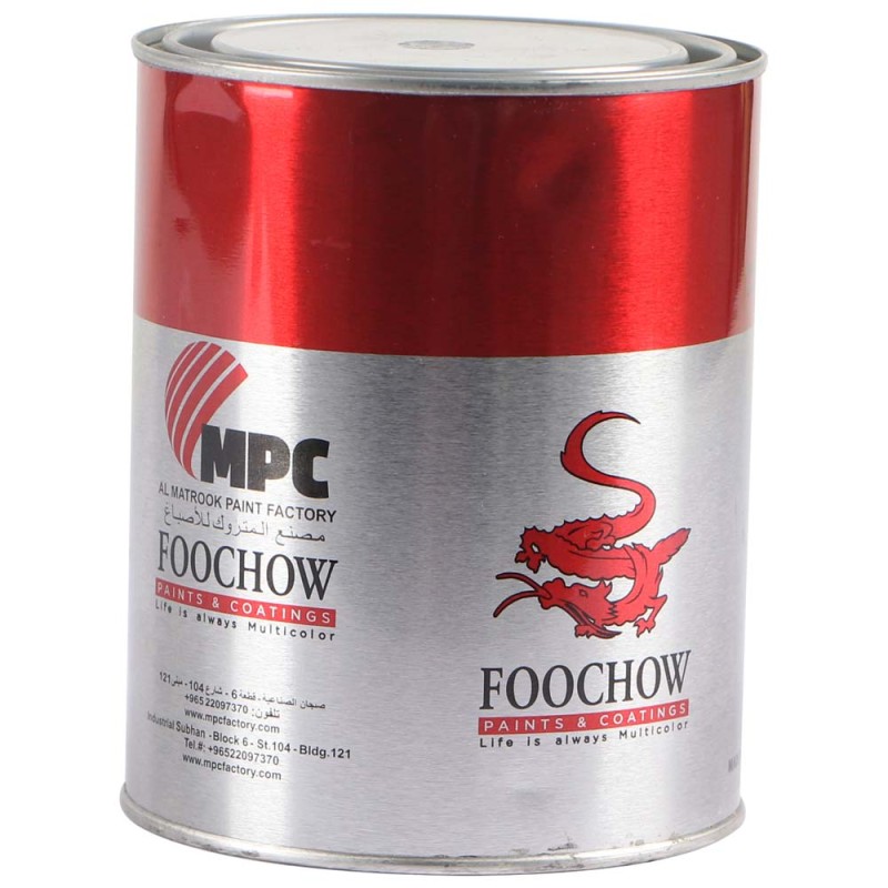 FOOCHOW SUPREME GLOSS ENAMEL PAINT 500 BLACK 1 LTR