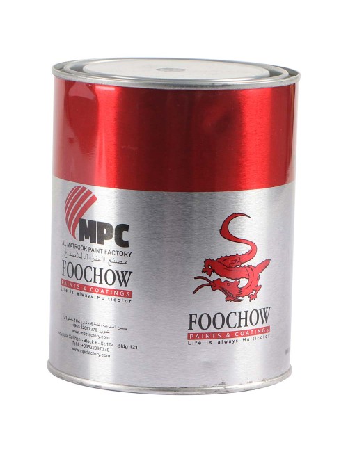 FOOCHOW SUPREME GLOSS ENAMEL PAINT 500 BLACK 1 LTR