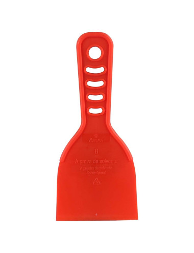 8-150 SCRAPER PLASTIC RED 8 CM