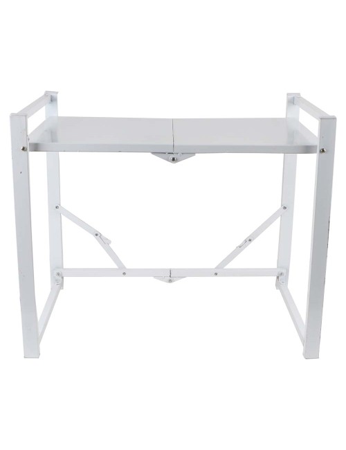 FOLDING MICROWAVE SHELF WHITE