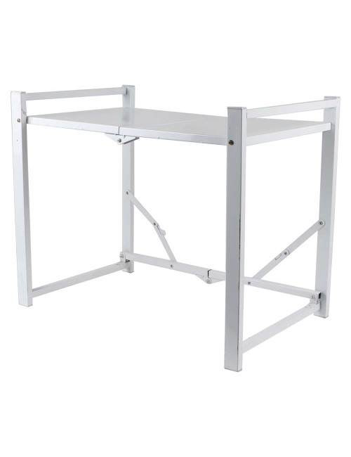 FOLDING MICROWAVE SHELF WHITE