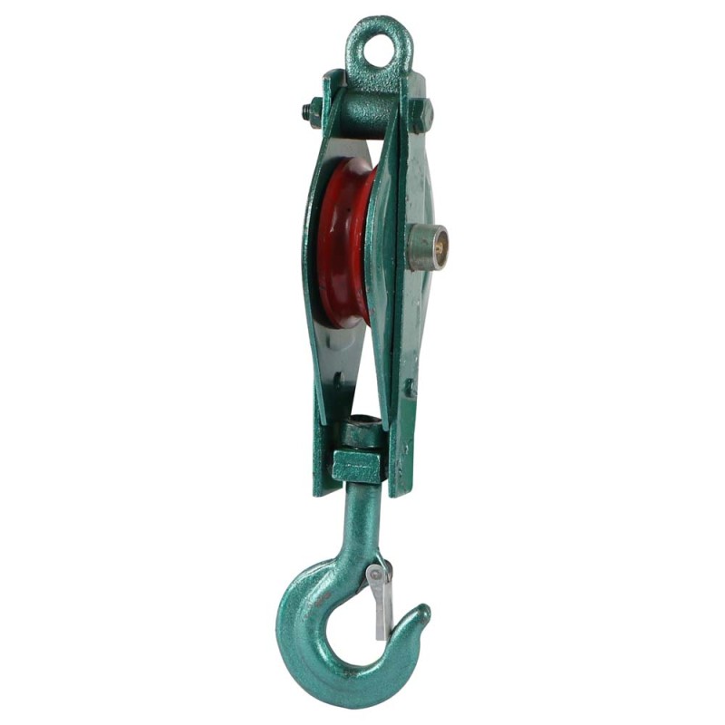 JDB60 PULLEY BLOCK SINGLE WITH HOOK B TYPE 3"