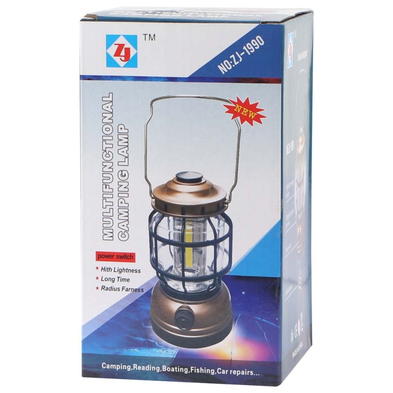 ZJ-1990 LED كشاف فانوس شحن