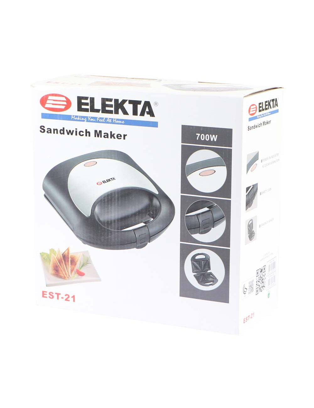 ELEKTA EST-21 2 SLICE SANDWICH MAKER