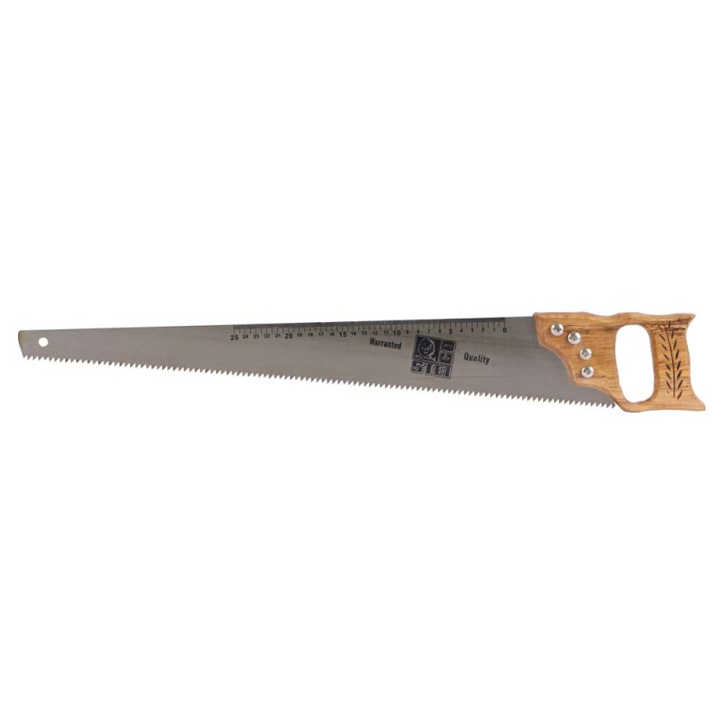 WOOD HAND SAW WOODEN HANDLE 22"