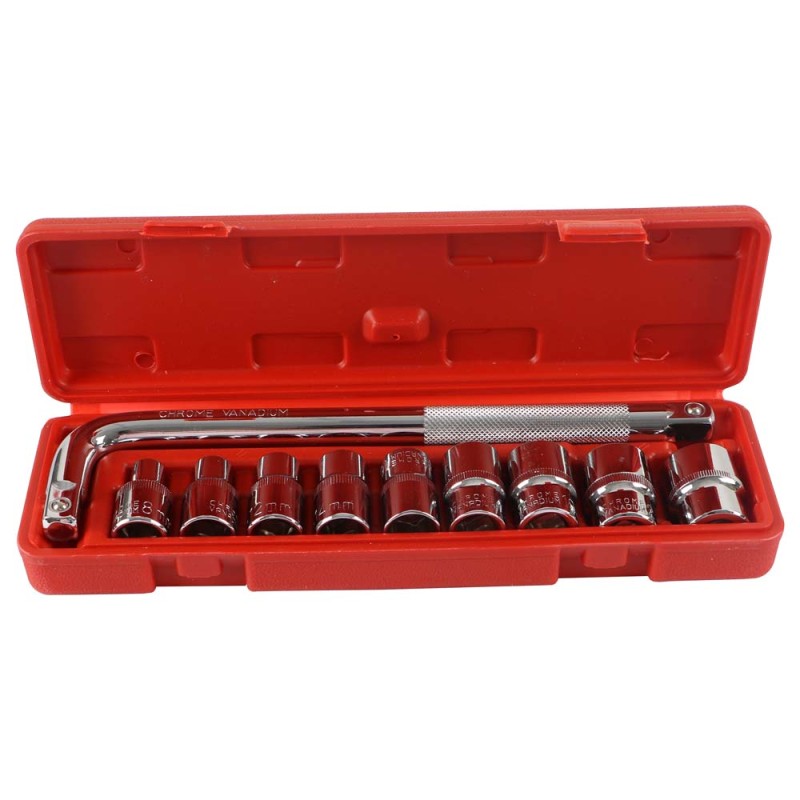 1/2 WRENCH SLEEVE TOOL BENT ROD MIRROR 10 PCS/SET