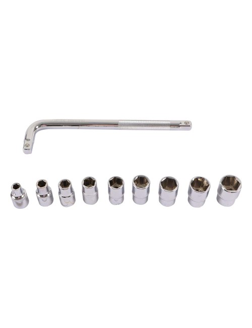 1/2 WRENCH SLEEVE TOOL BENT ROD MIRROR 10 PCS/SET