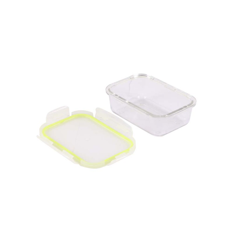 RECTANGULAR GLASS FOOD STORAGE CONTAINER