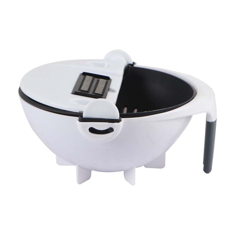 VEGETABLE CUTTER WITH DRAIN BASKET