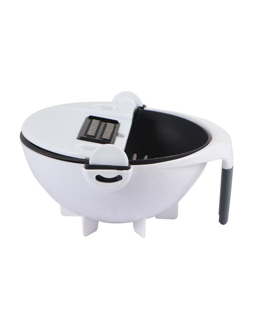 VEGETABLE CUTTER WITH DRAIN BASKET