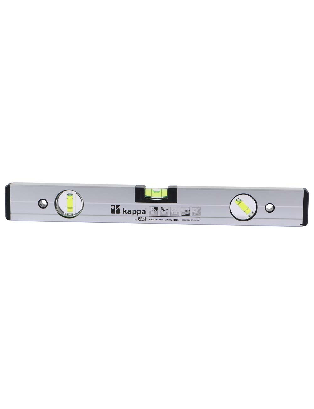 ALUMINIUM PRO LEVEL WITH 3 VIALS 40 CM