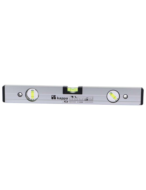 ALUMINIUM PRO LEVEL WITH 3 VIALS 40 CM