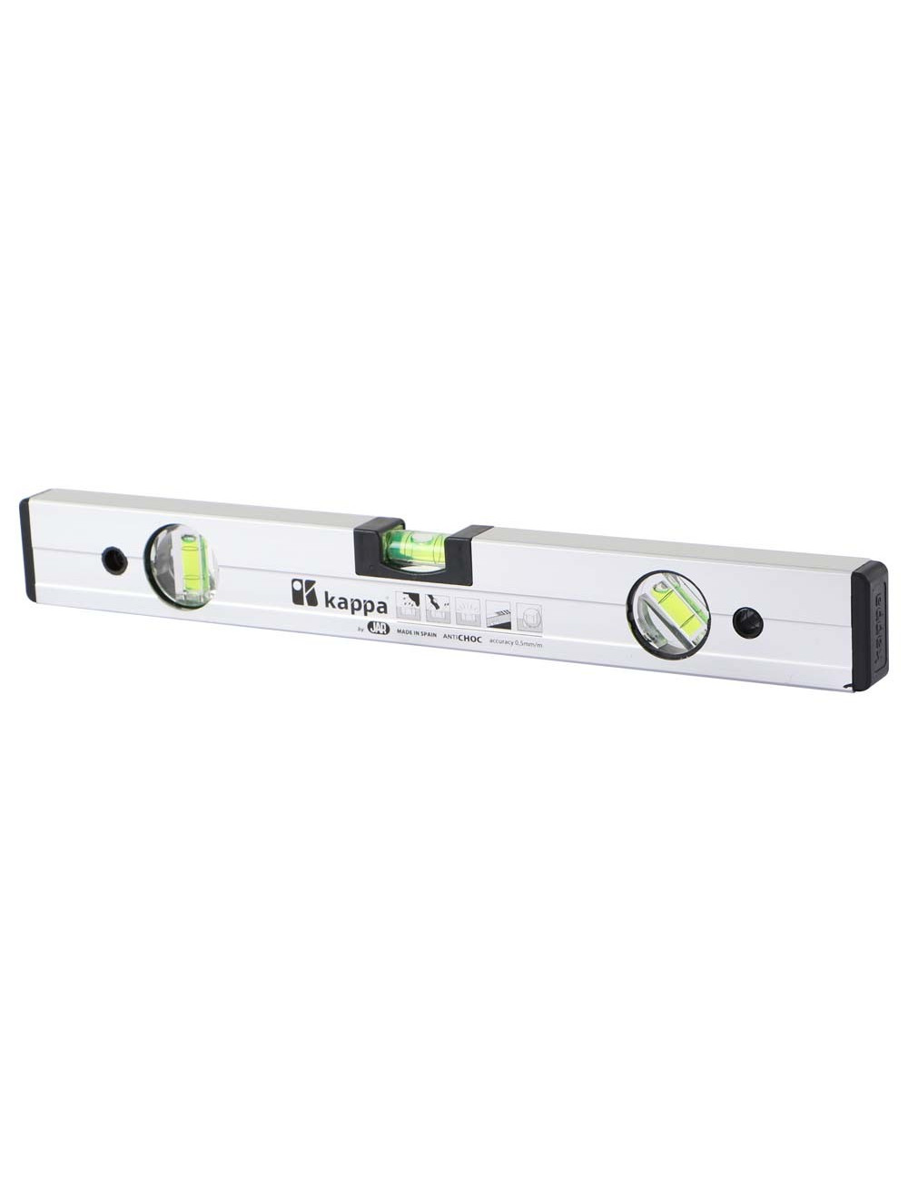 ALUMINIUM PRO LEVEL WITH 3 VIALS 40 CM
