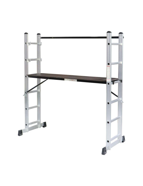 MULTIPURPOSE SCAFFOLDING LADDER (3 IN 1) 6 STEP