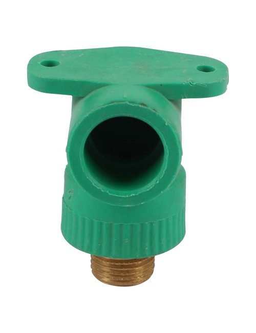 PVC 45° ELBOW THEREAD 1/2" X 3/4" GREEN