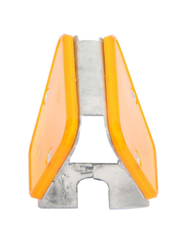 YF-RCS-2 TRAPEZOID TYPE ONE SIDE REFLECTOR YELLOW