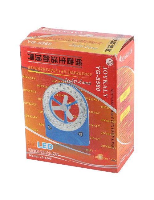YG-5560 RECHARGEABLE 32 LED FAN