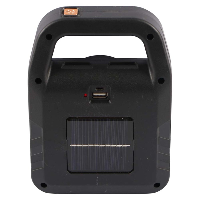 LED-HS-8012B طاقة شمسية+USBكشاف يدوي شحن