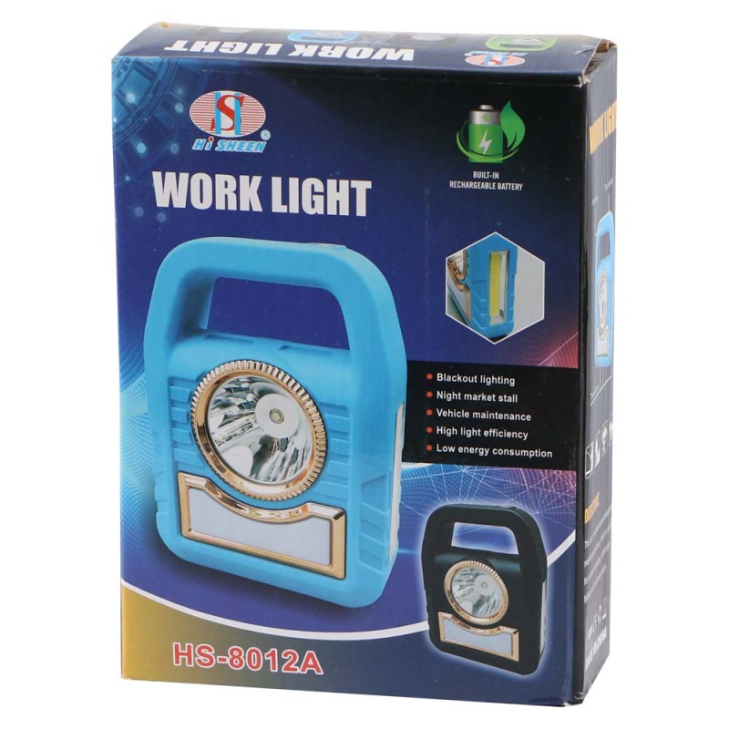LED-HS-8012B طاقة شمسية+USBكشاف يدوي شحن
