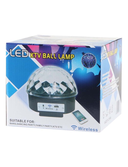 PARTY LED LIGHT WITH BLUETOOTH AND REMOTE