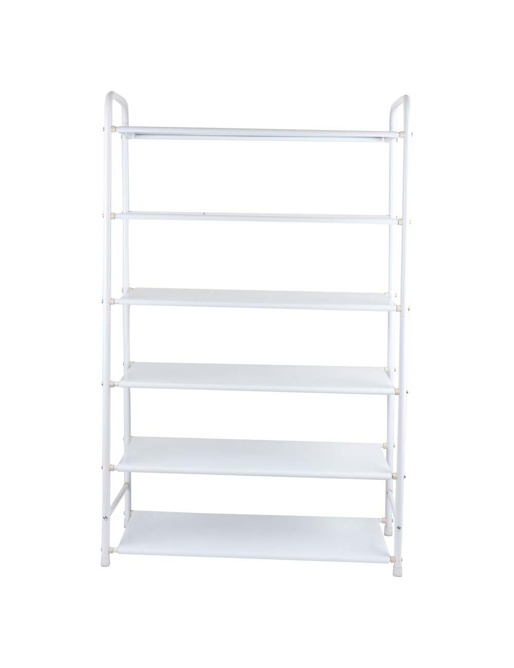 2055 SIX SHELEVE SHOE RACK WHITE 60 × 25 × 88