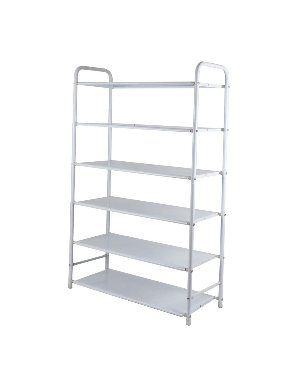 2055 SIX SHELEVE SHOE RACK WHITE 60 × 25 × 88